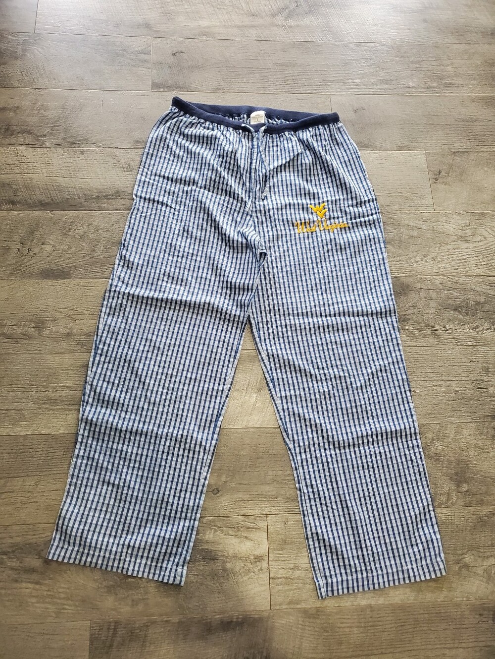 Blue Plaid Wvu Mountaineers Lounge Pants